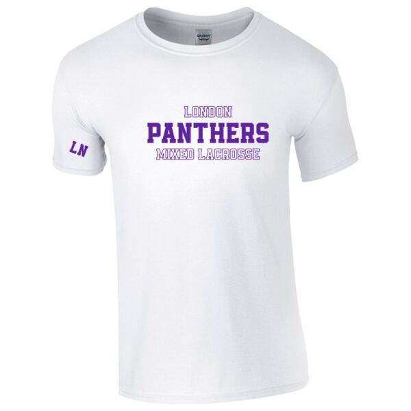 Short Sleeve Text Design T-shirt (Cotton/Performance) Thumbnail